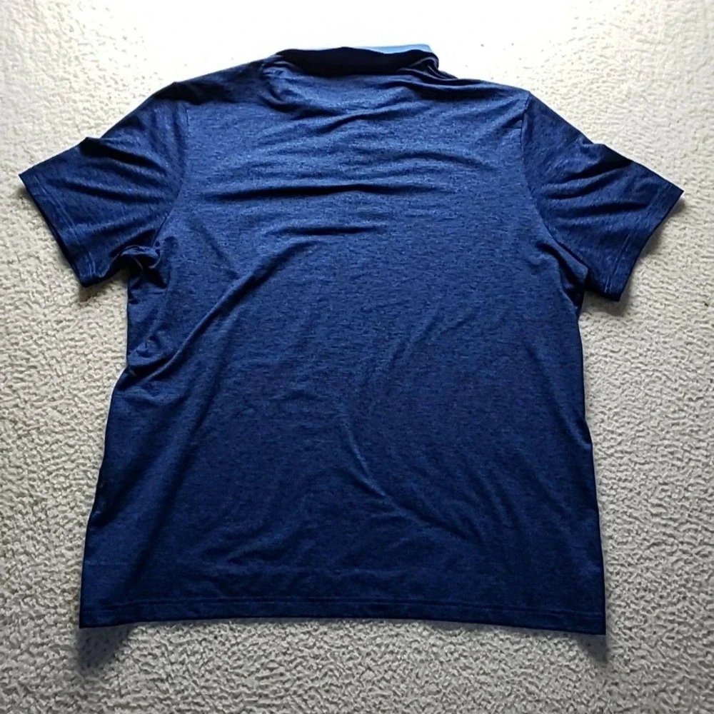 Jordan Polo Shirt Mens XXL Blue Florida Gators Jumpman Heathered Short Sleeve